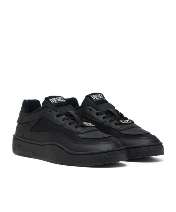 Diesel Black S-tracker-d Low Sneakers In Black