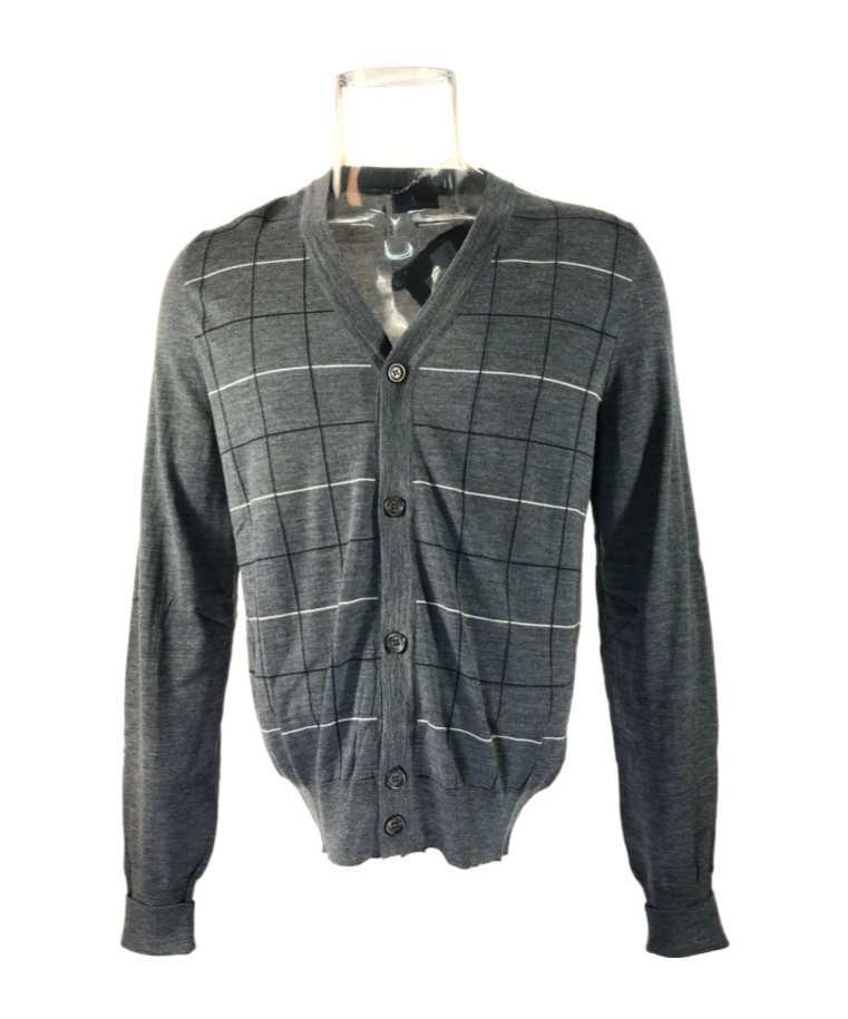 DUNHILL V-NECK LONG-SLEEVED SWEATER 