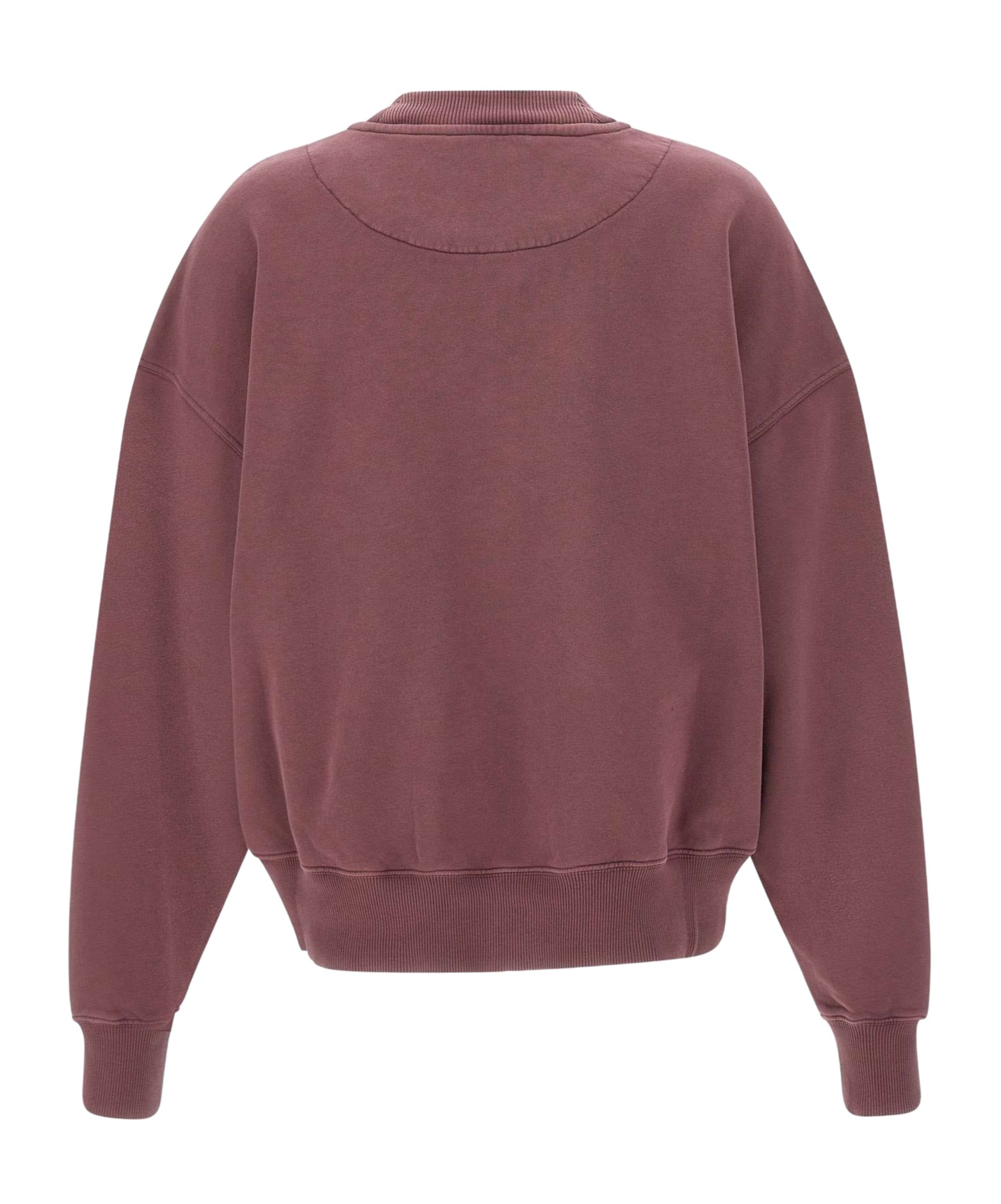 Attico Sweatshirt American Fleece Mauve Fade 863 In Red