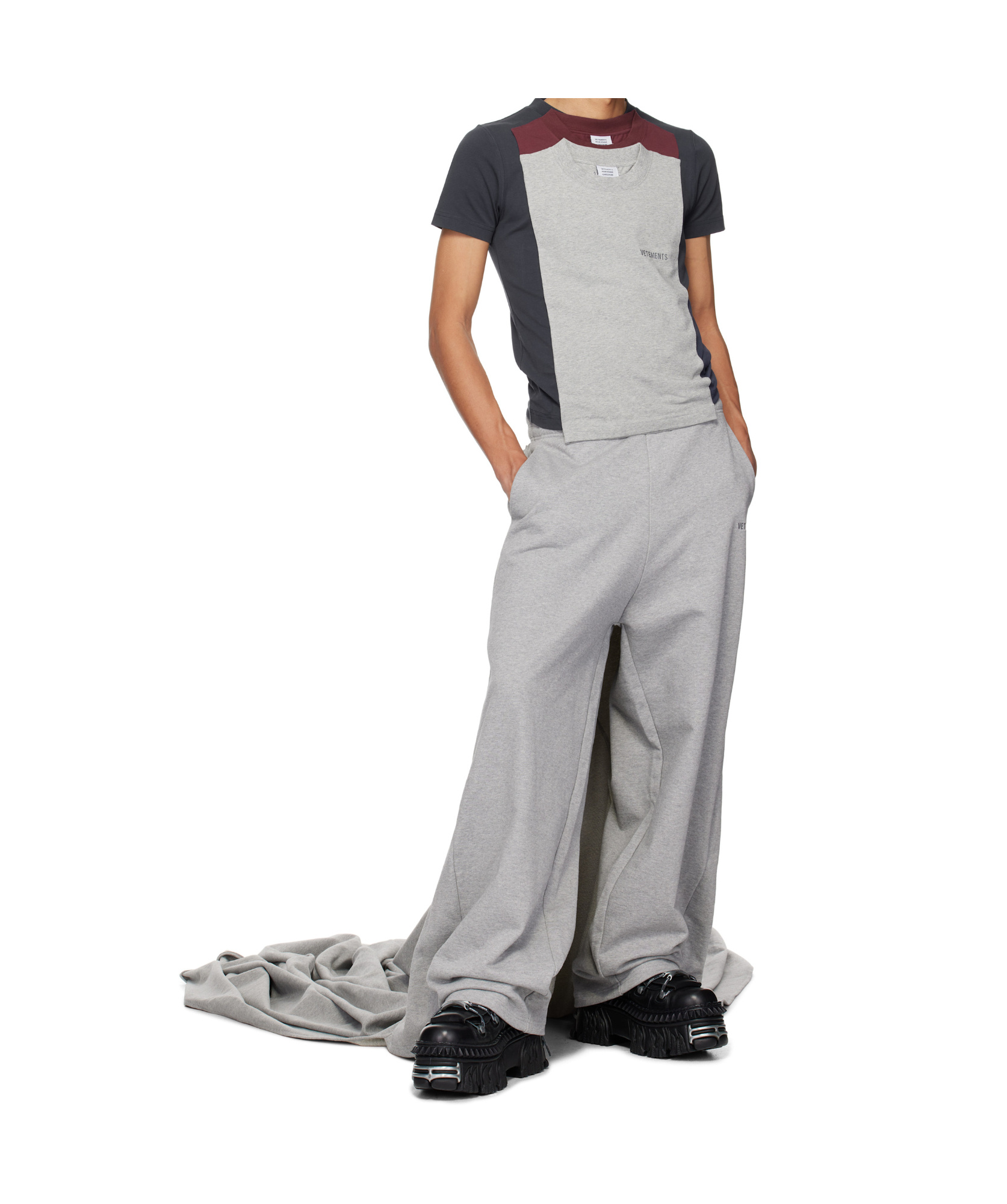 Vetements Short Sleeve T-shirt In Gray