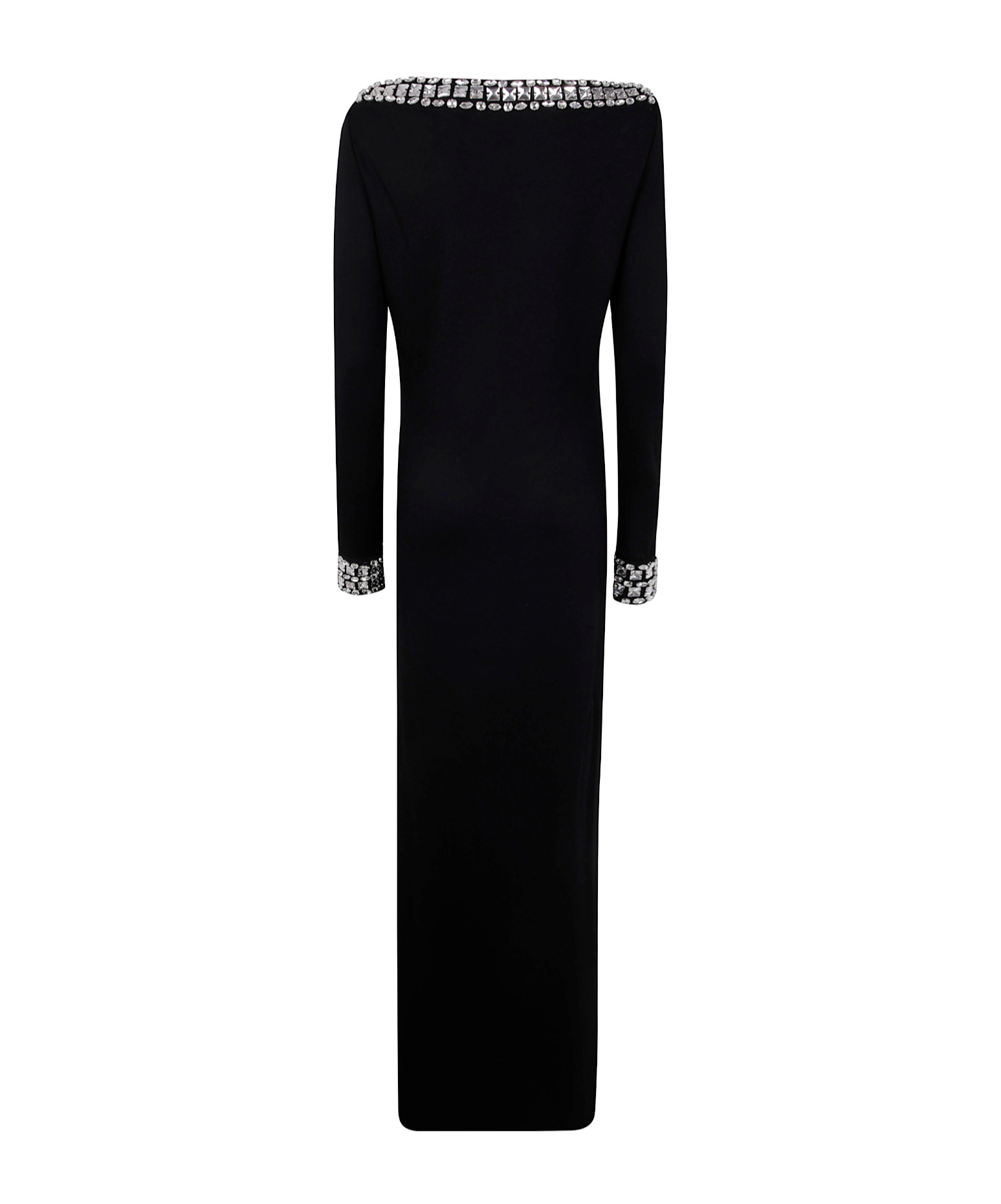 Blugirl Crystal-embellished Long Dress In Black
