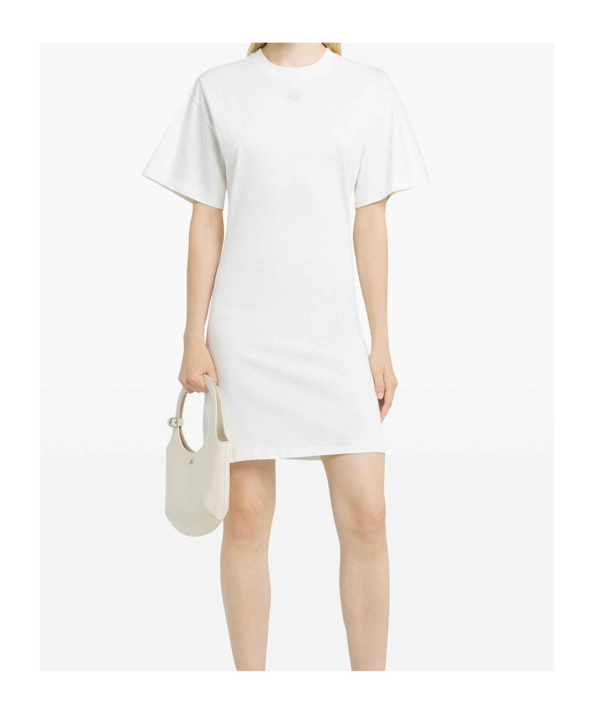 Courrèges White Cotton Mini Dress