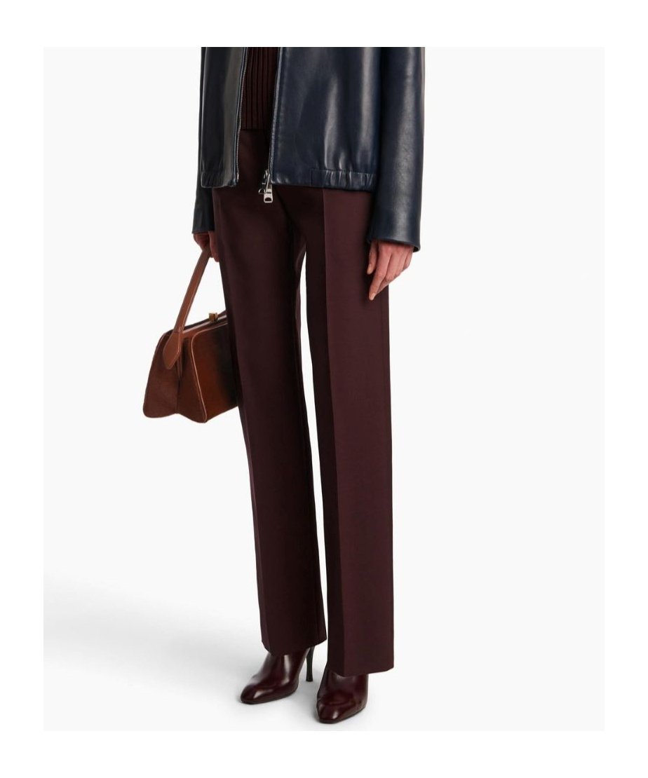 Khaite Callen Pleated-front Trousers In Black