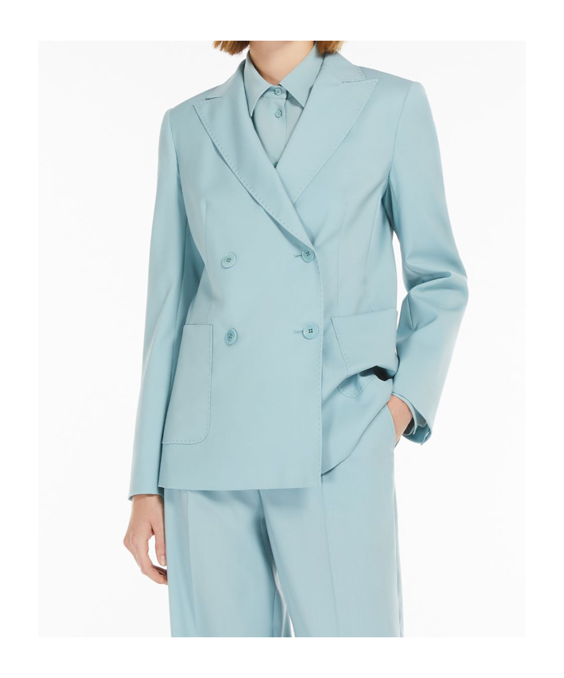 Weekend Max Mara Women's Nervoso Jacket Green | Size 46 | 2515041031600006 In Blue