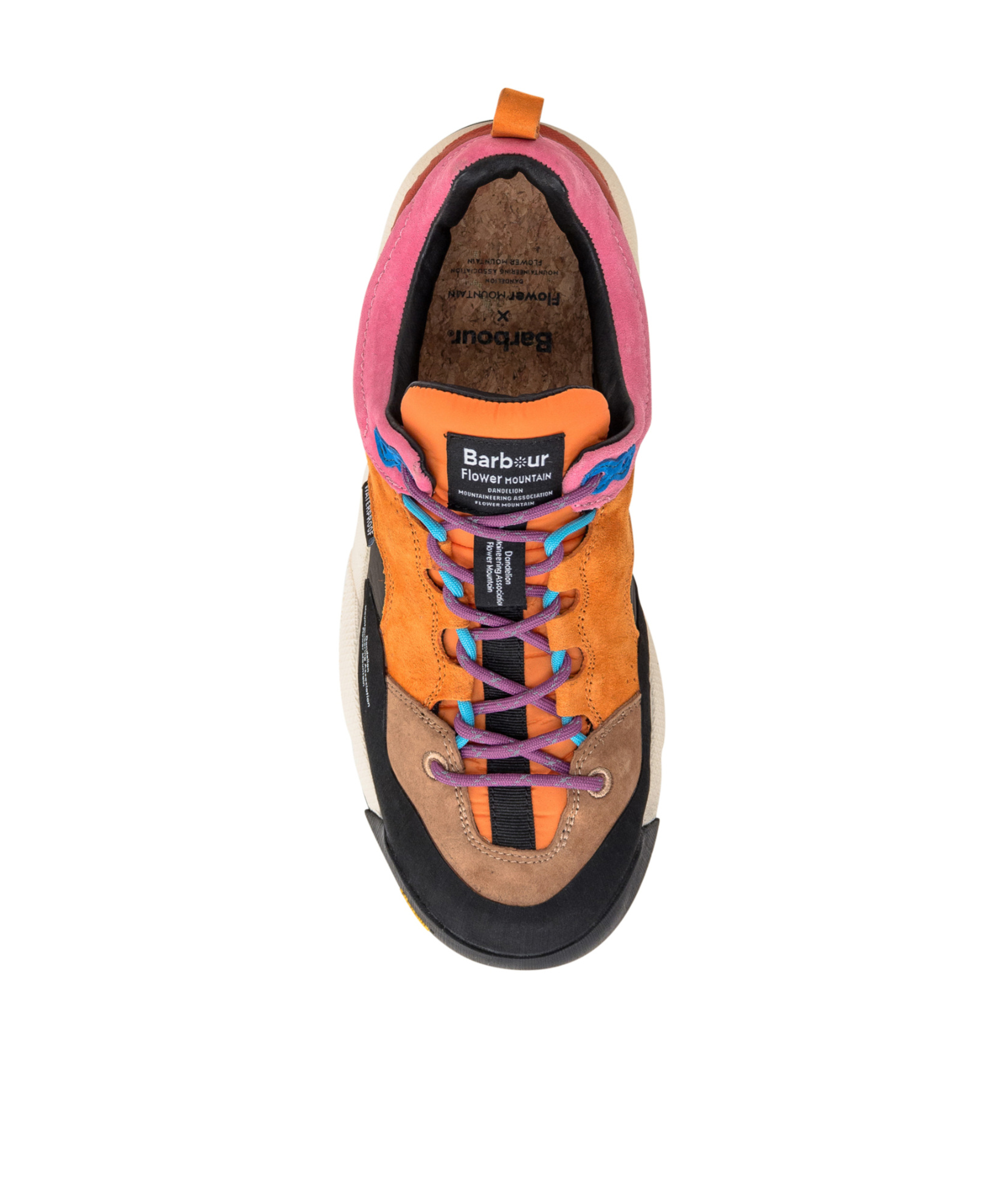 Barbour X Flower Mountain Sneaker Back Country In Multi