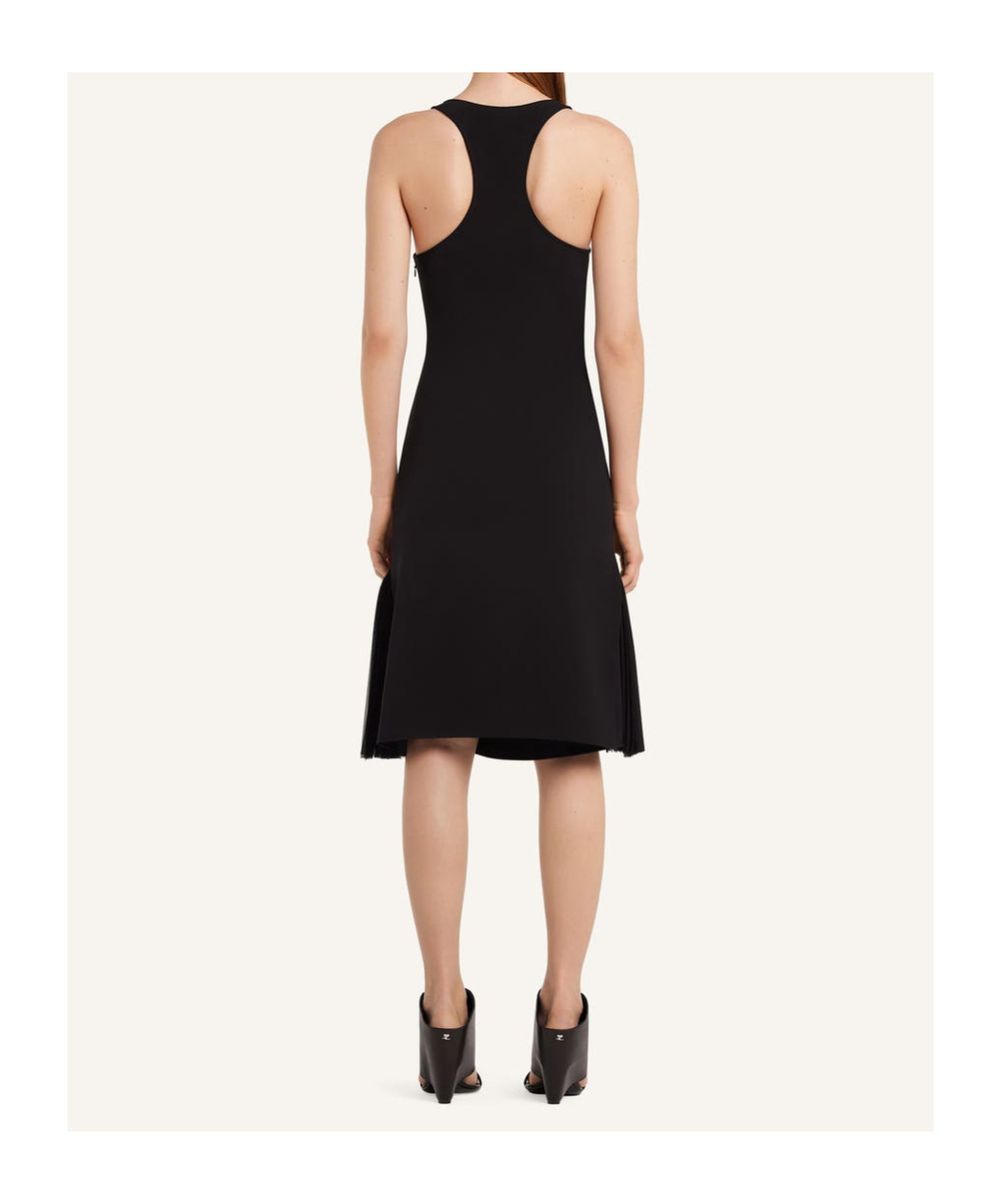 Courrèges Infinity Pleats Crepe A-line Dress