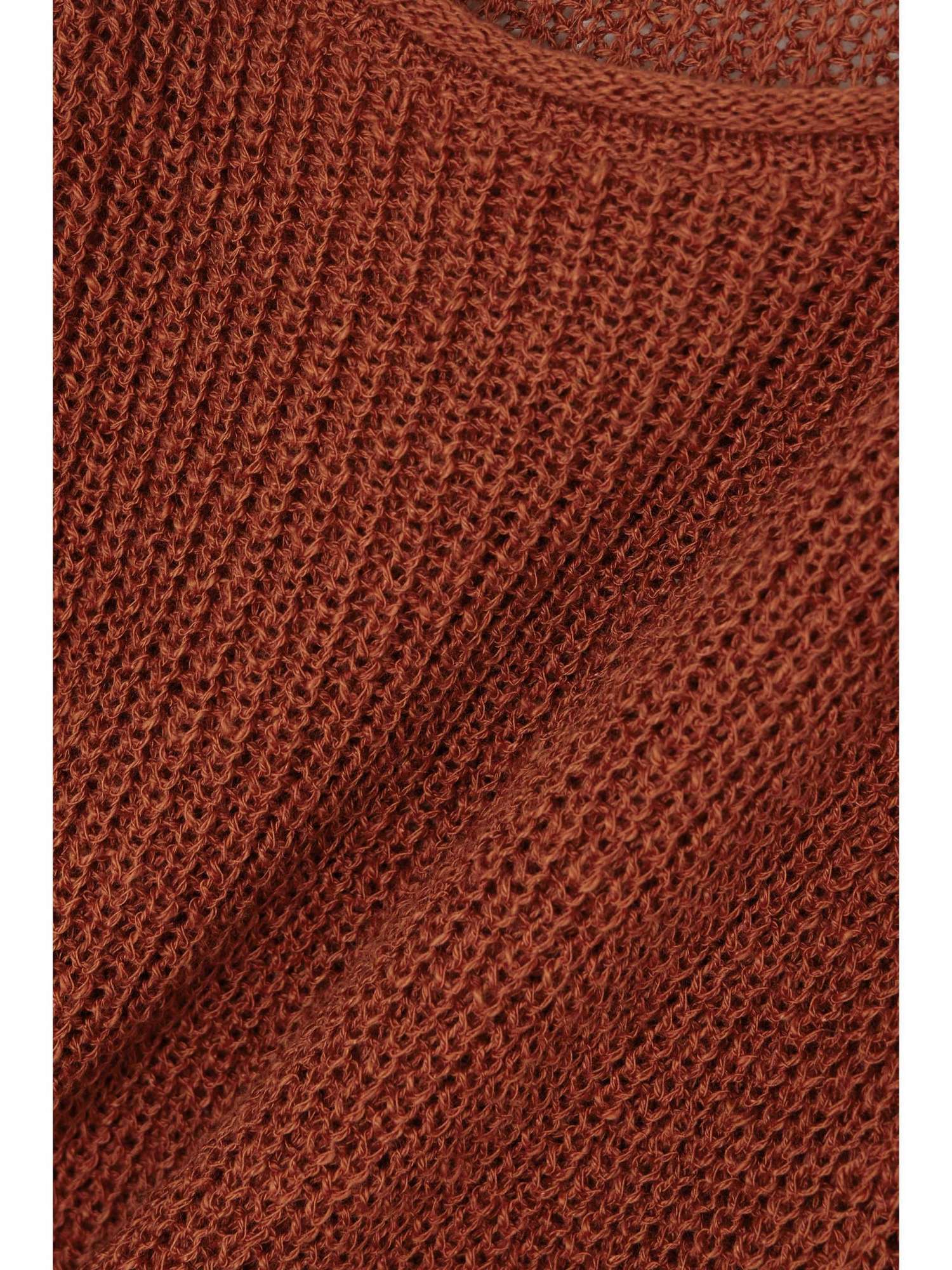 Max Mara Long-sleeved Sweater In Brown