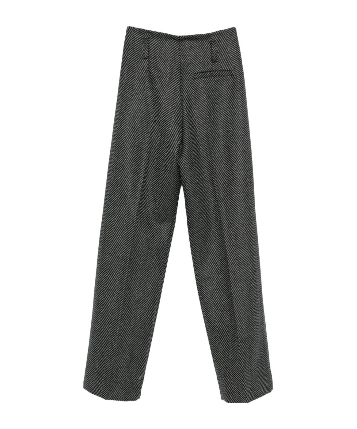 Forte Forte Belt Loop Casual Pants In Black