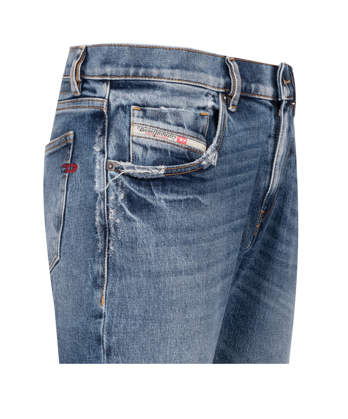 DIESEL BELT-LOOP JEANS