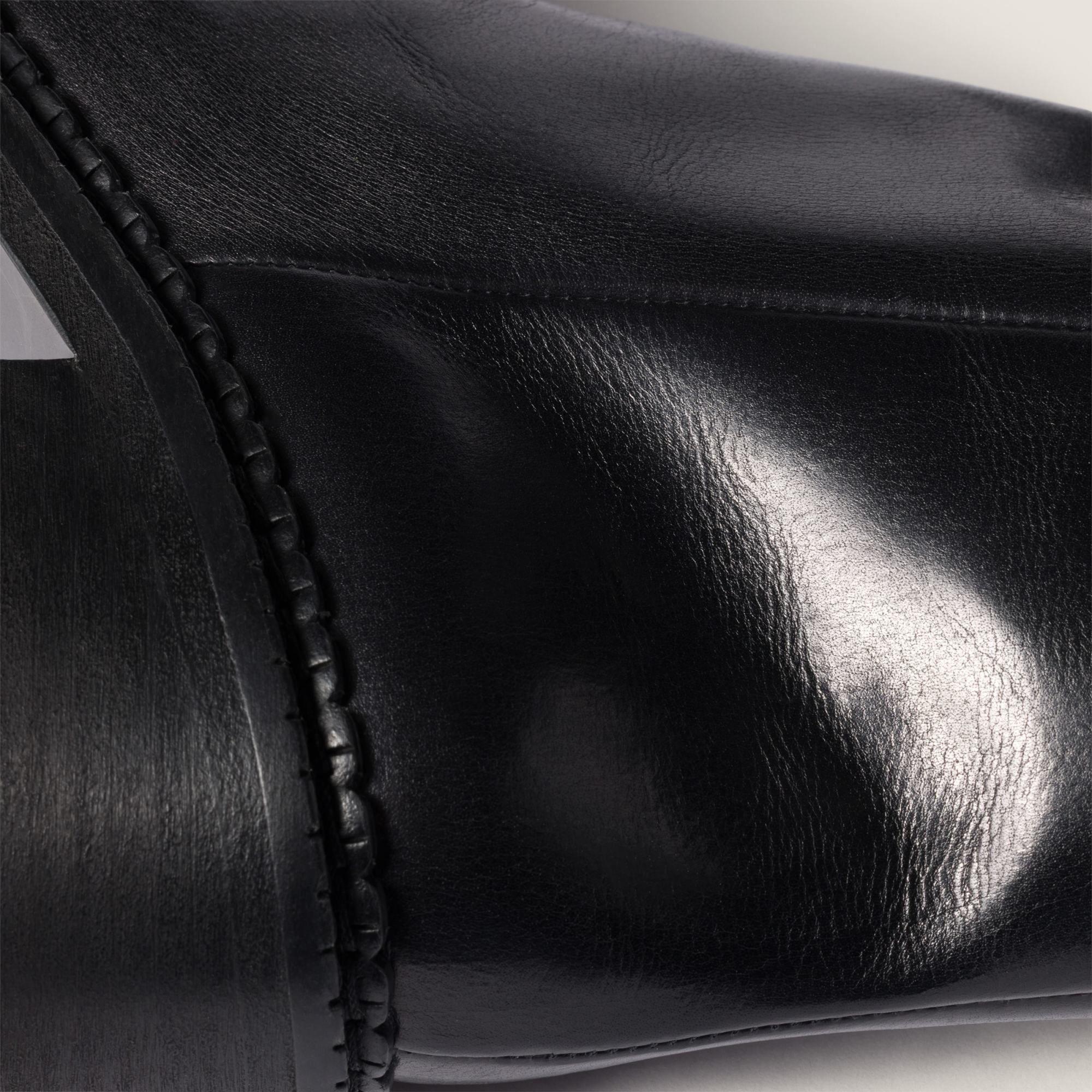 Miu Miu Leather Boots In Black