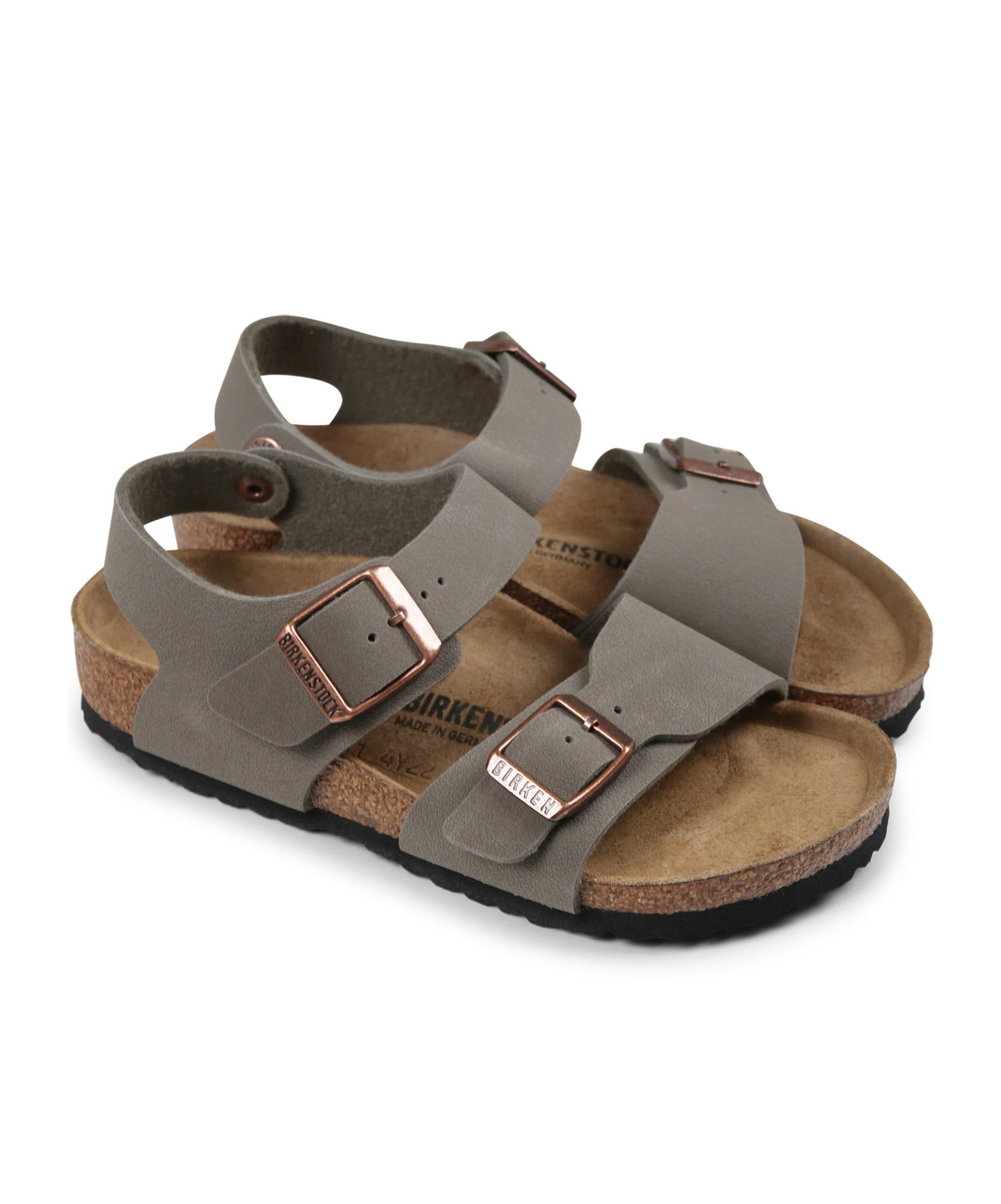 Birkenstock Round-headed Sandals In Black