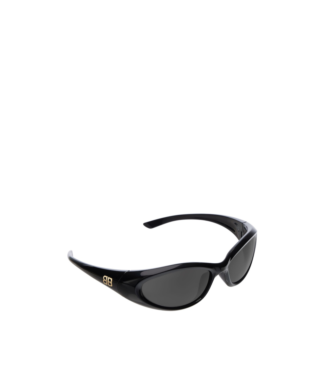 Balenciaga Sporty B Round Af Sunglasses In Black