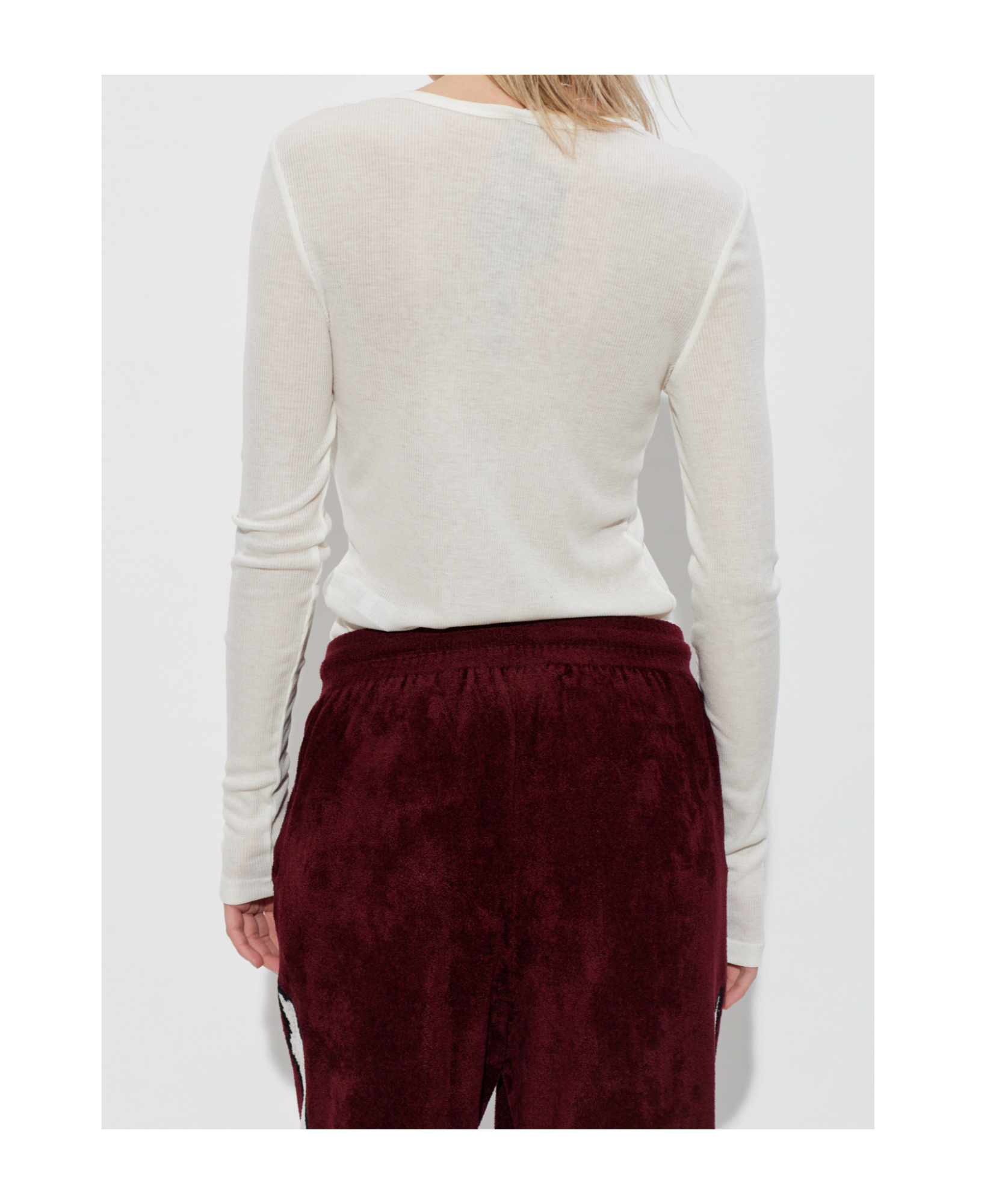 Samsoe & Samsoe Button-detail Top In White