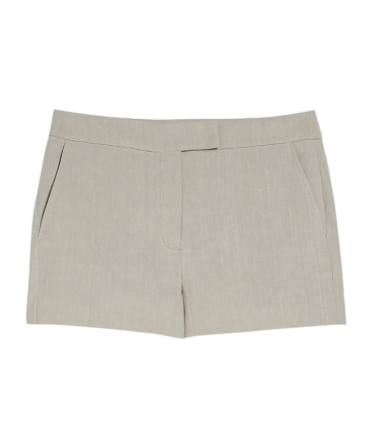 Marella Belt Loops Shorts In Sand-colored