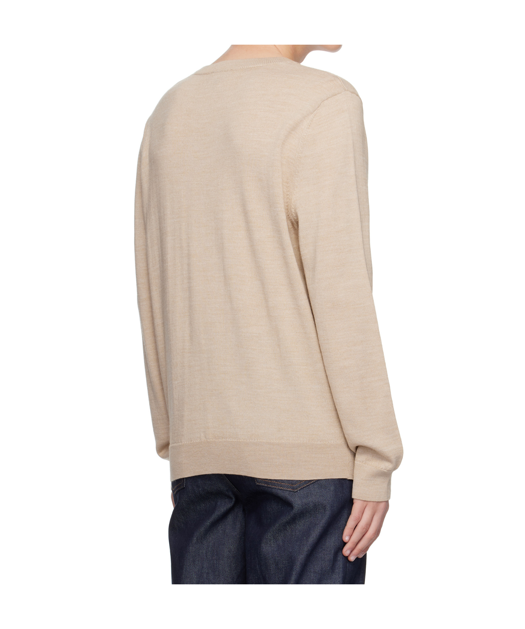 Apc Beige Rory Sweater In Nude