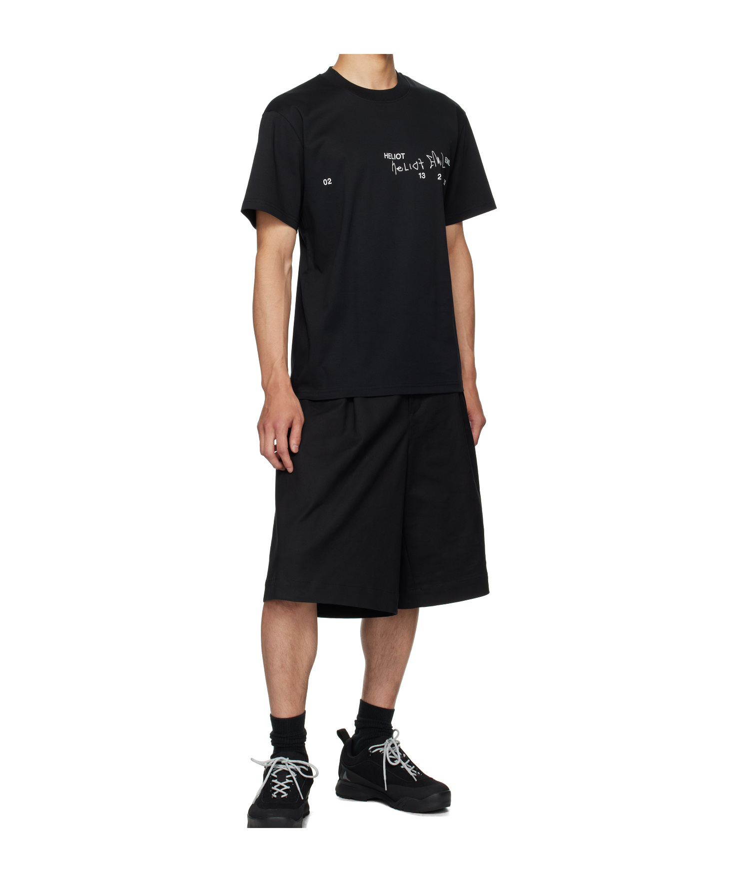 Heliot Emil Fulgens T-shirt In Black