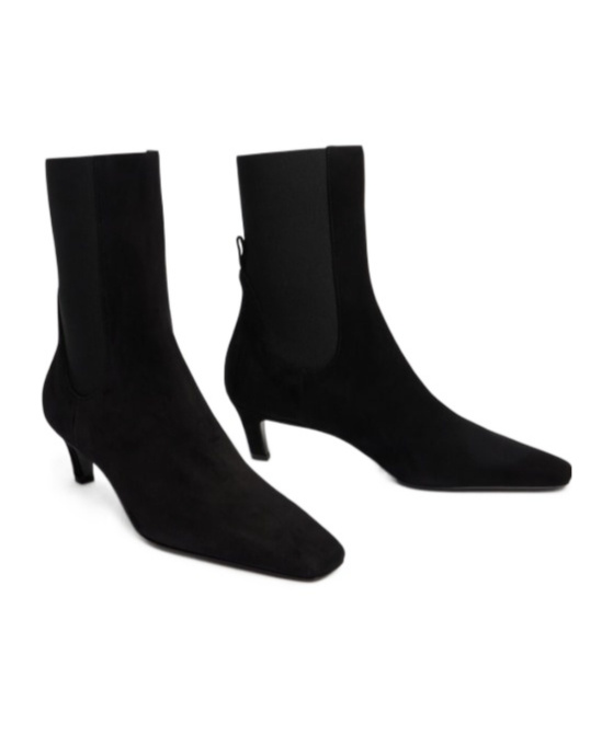 Shop Totême The Mid Ankle Short Boots