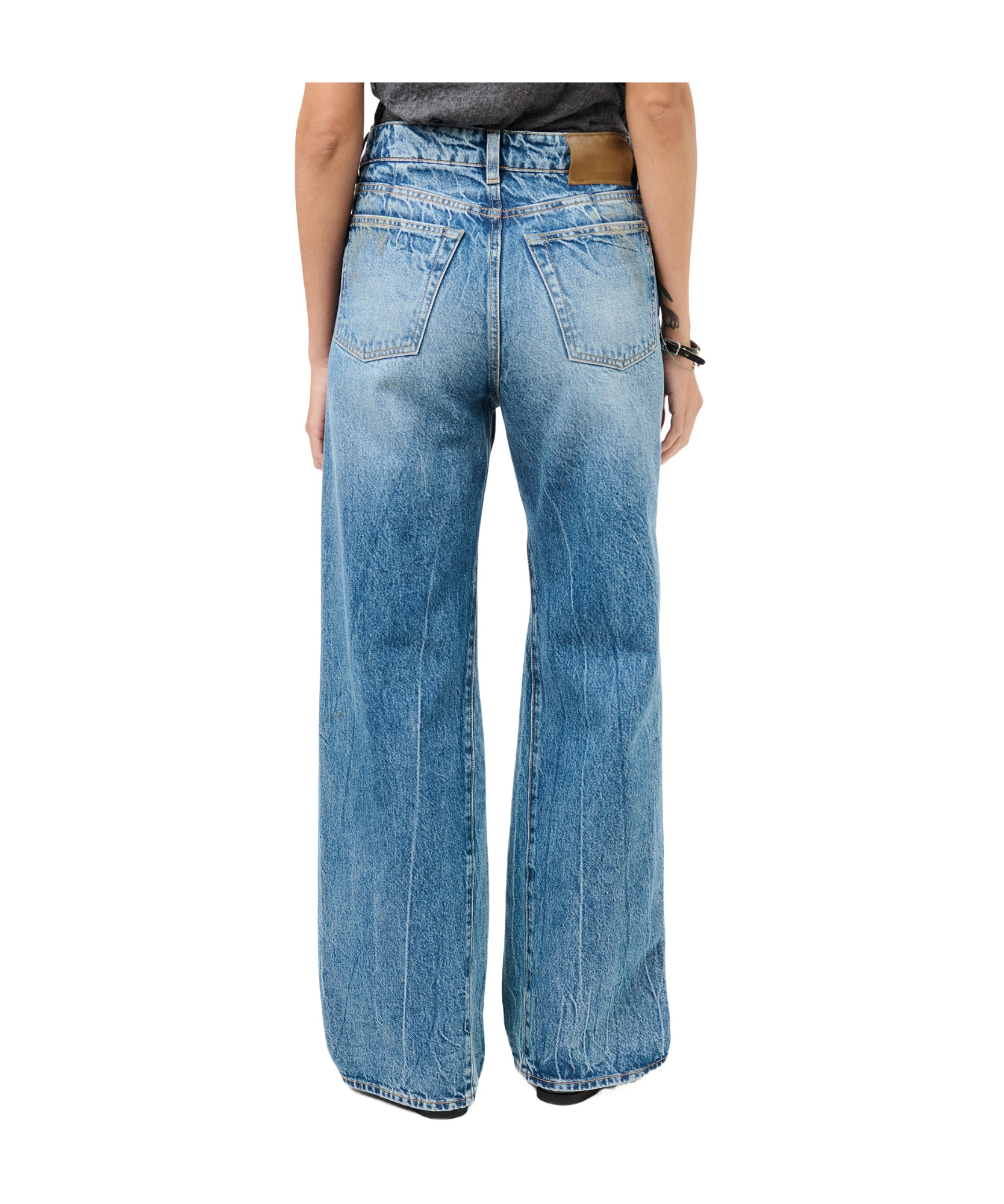 Shop Our Legacy Treble Cut Jeans In Blue
