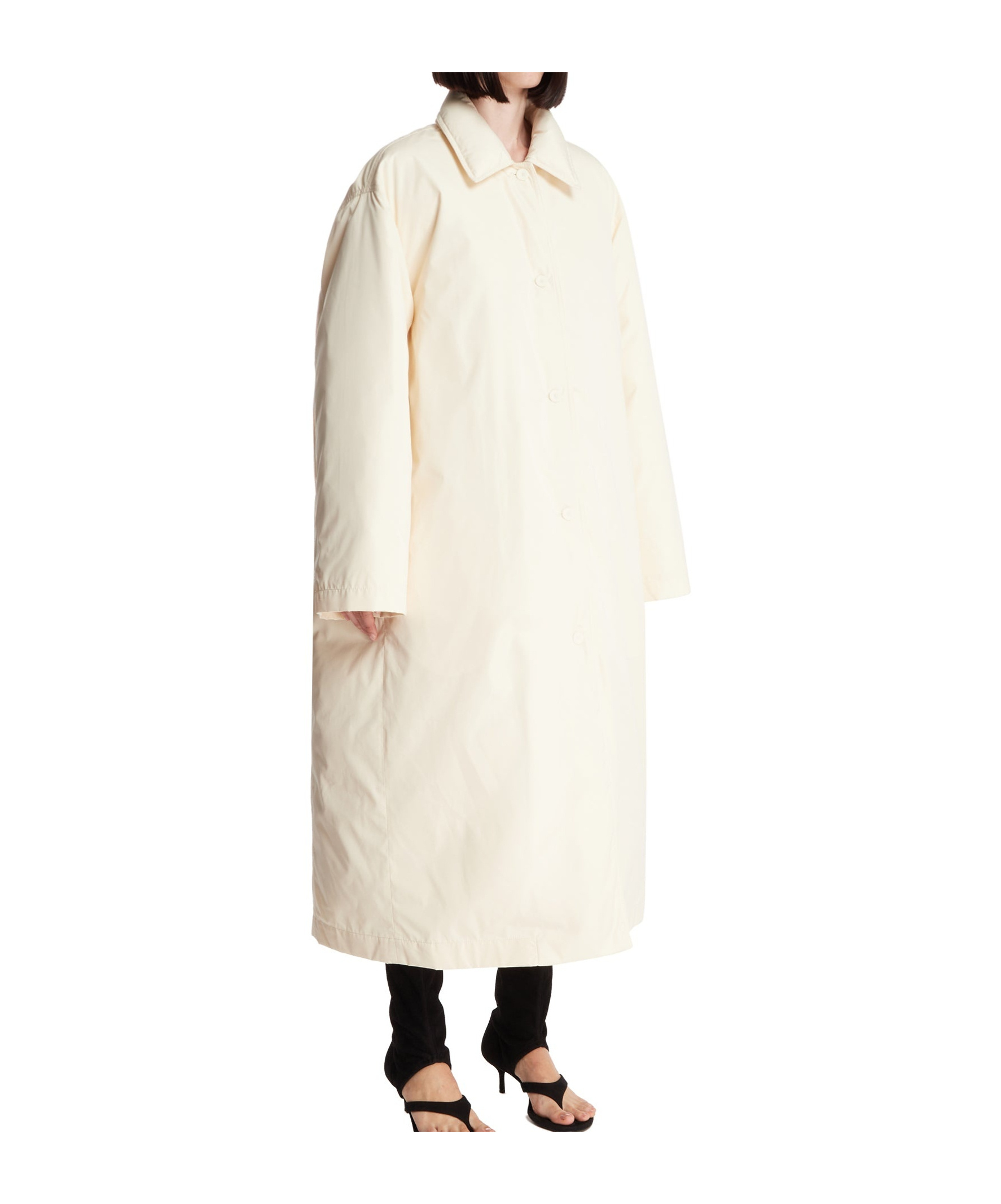 Jil Sander Long-sleeved Cotton Jacket In Neutral