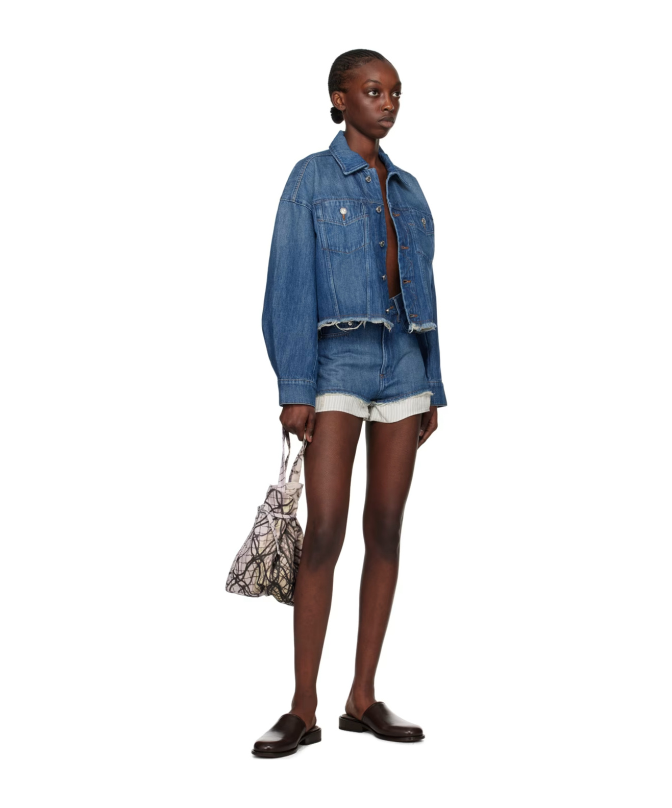 Apc Indigo Natacha Ramsay-levi Edition Sainters Denim Jacket In Blue