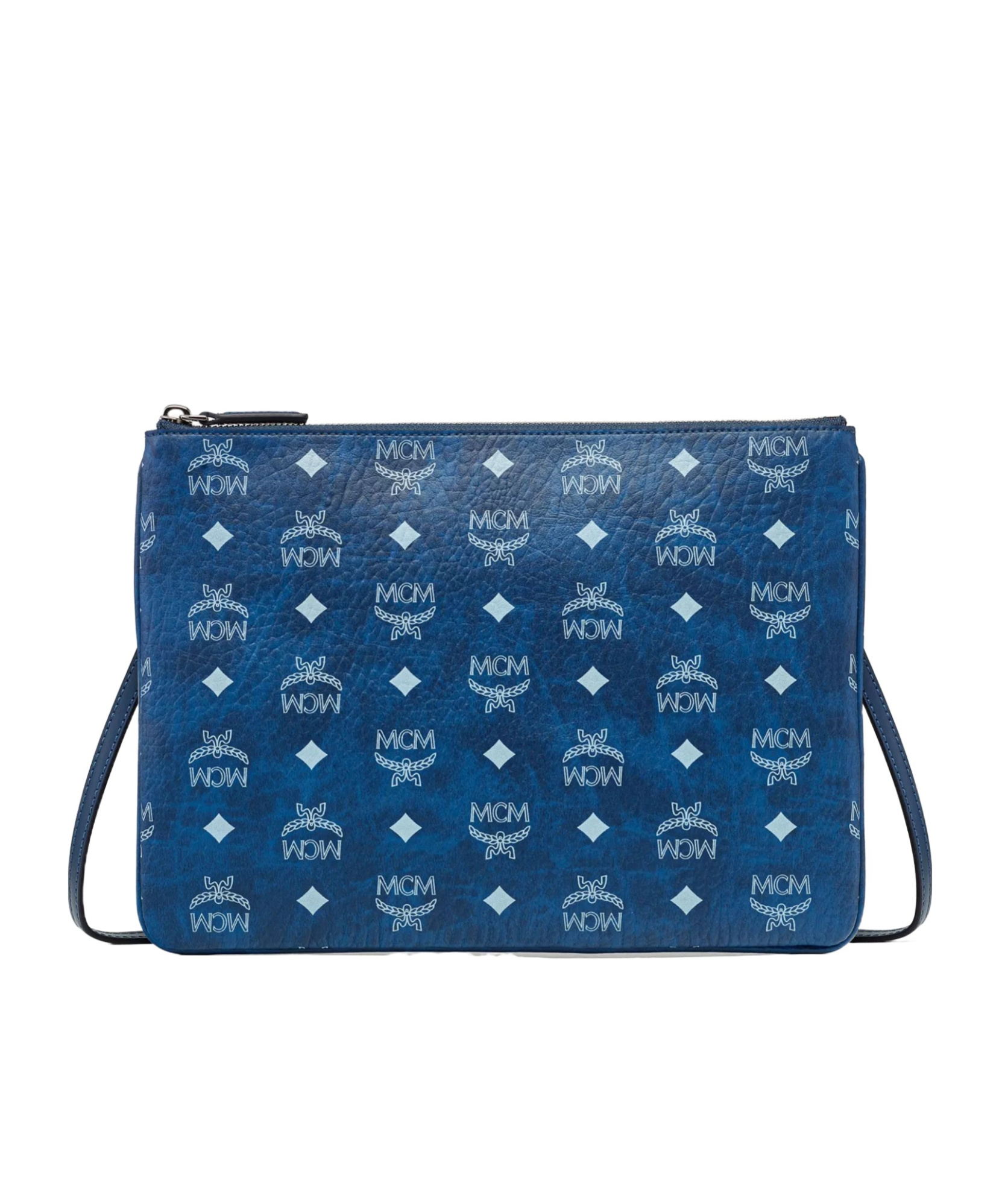 Mcm Crossbody Pouch In Visetos Original