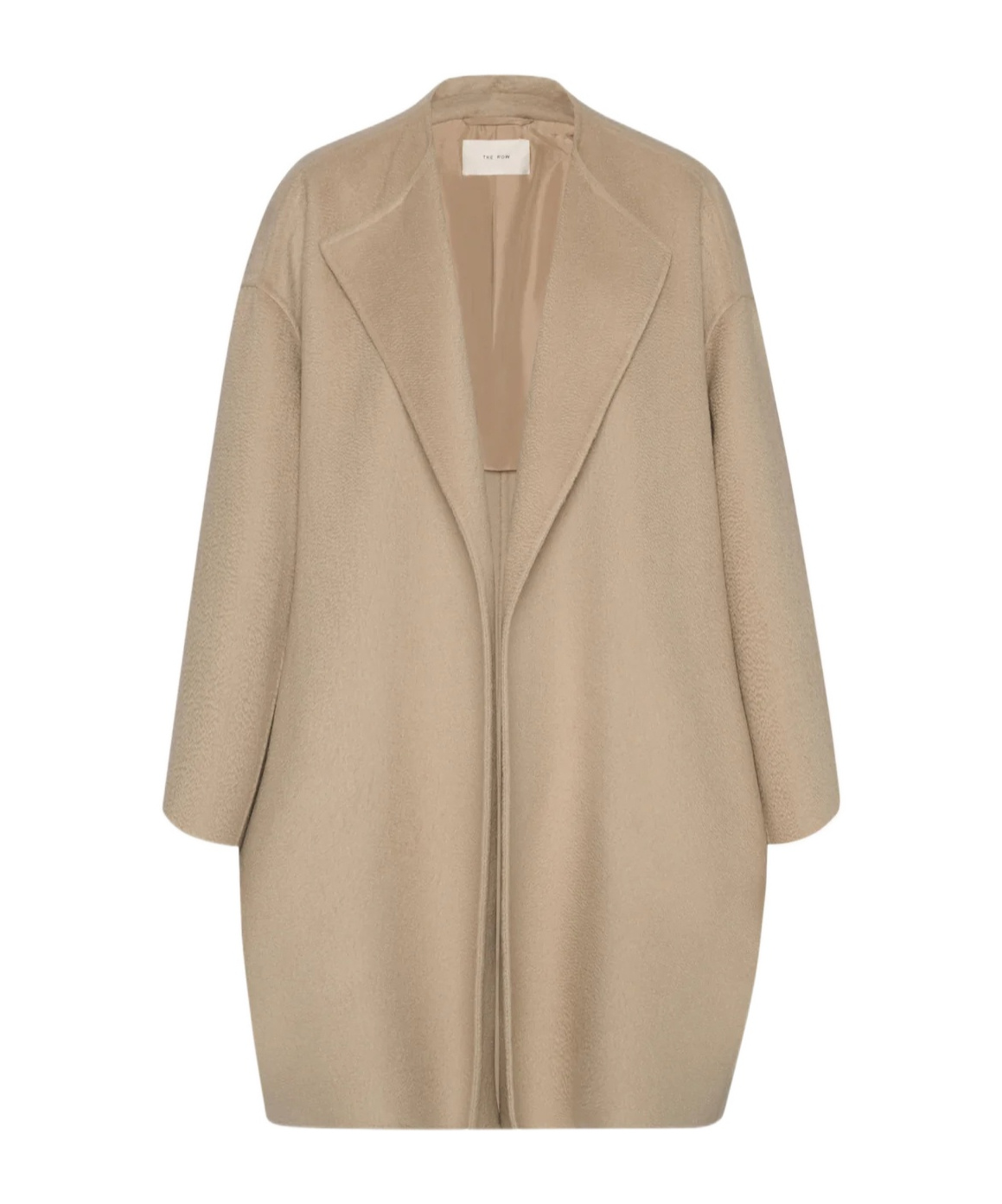 The Row Verlain Cashmere Coat In Neutral