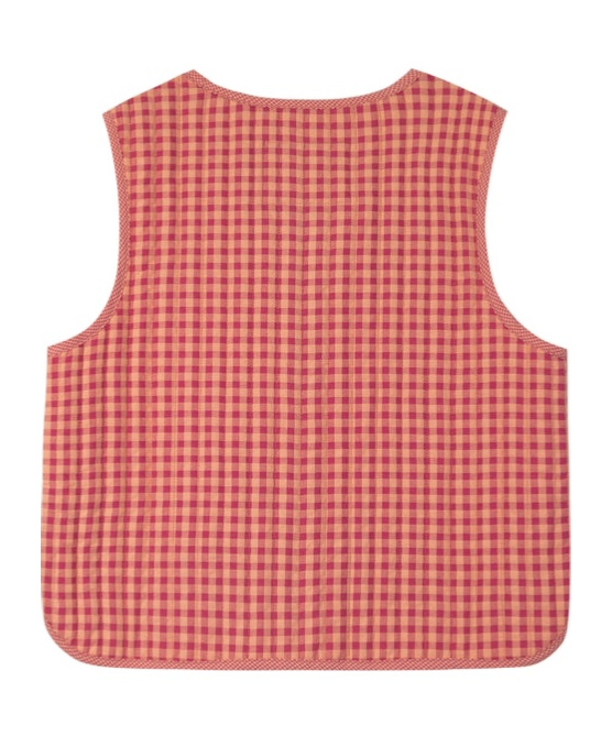 Maison Labiche Patch Coeur Valhubert Waistcoat In Pink