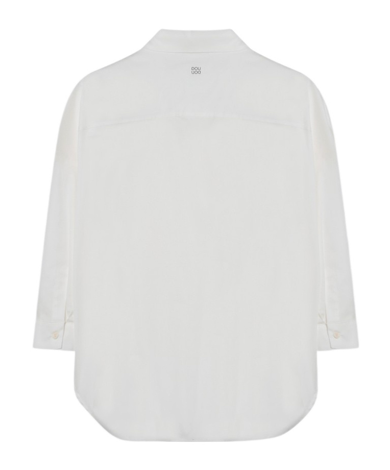 Douuod Long-sleeved Shirt In Ivory