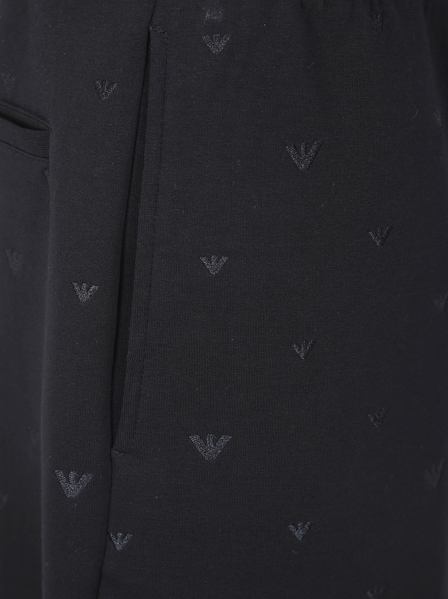 Emporio Armani Drawstring Shorts In Black