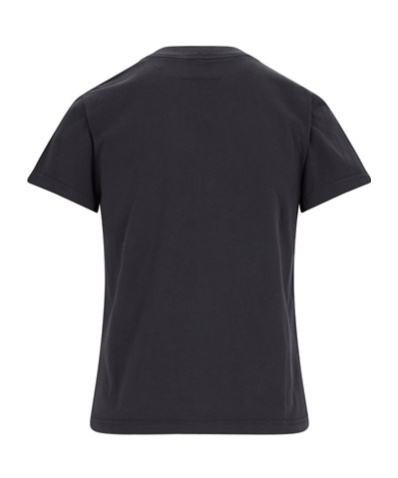 Shop Courrèges Logo Patch Crewneck T-shirt In Black