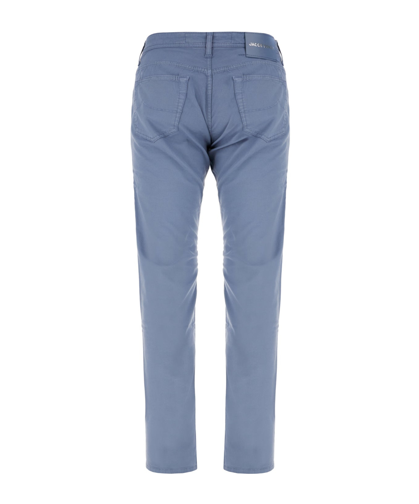 Jacob Cohen Stretch Cotton Blend Pants With Belt Loops