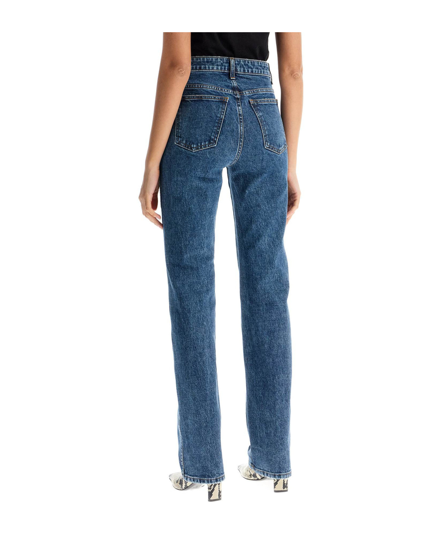 Khaite Daniella High-waisted Denim Jeans In Blue