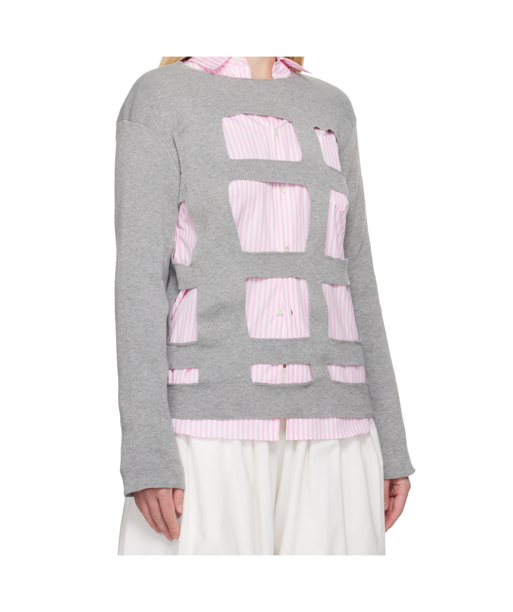 COMME DES GARÇONS CREW NECK LONG SLEEVE SWEATER 