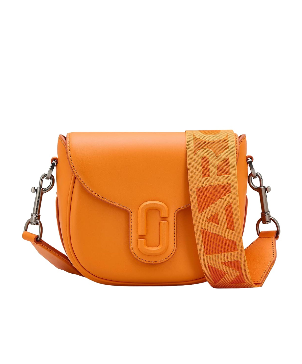 Marc Jacobs The Covered J Marc Saddle Bag In Orange
