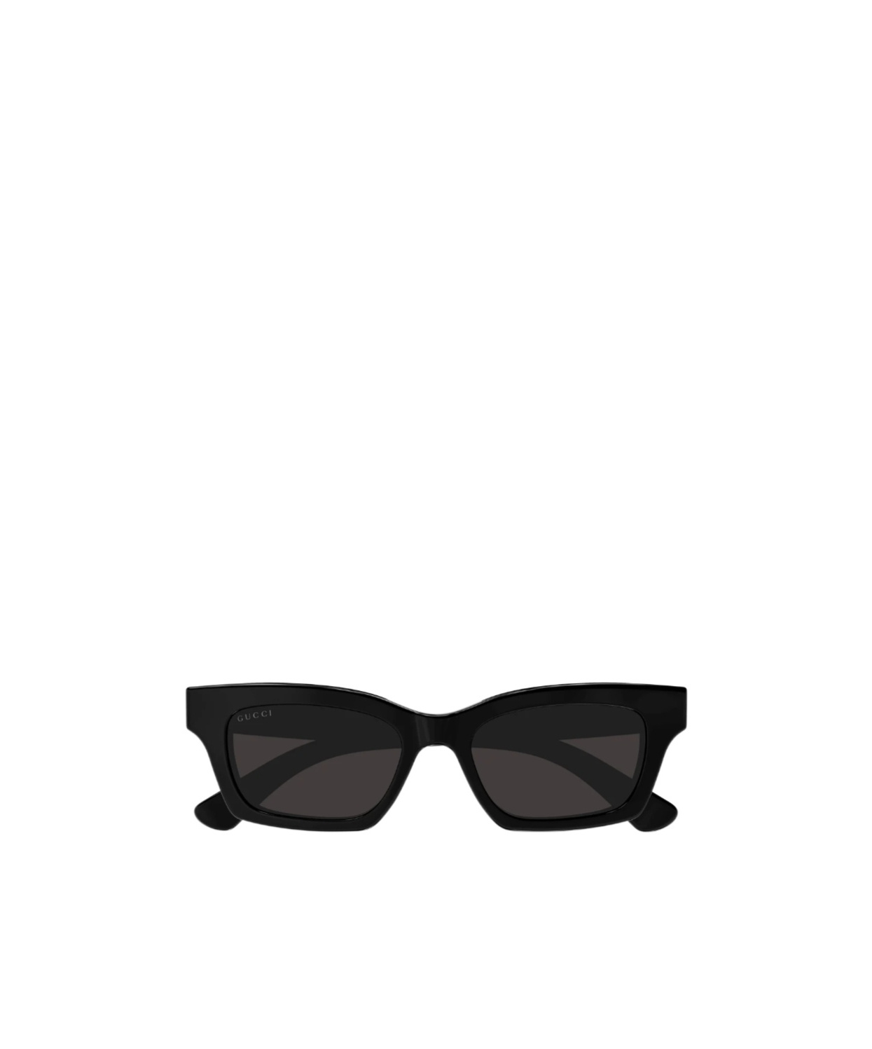 Gucci Logo Rectangular Cat-eye Sunglasses In Black