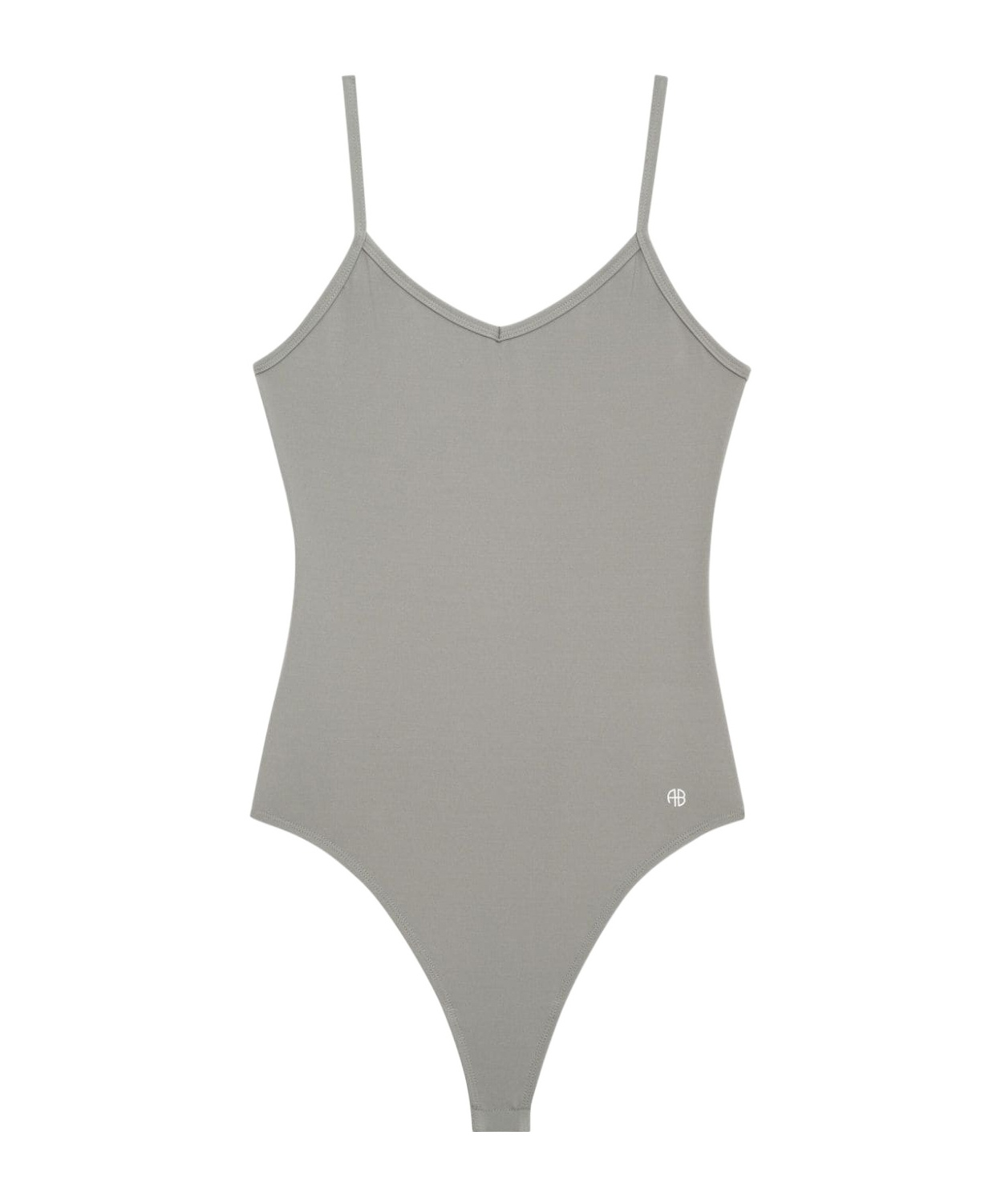 Anine Bing V-neck Jumpsuit In Gray