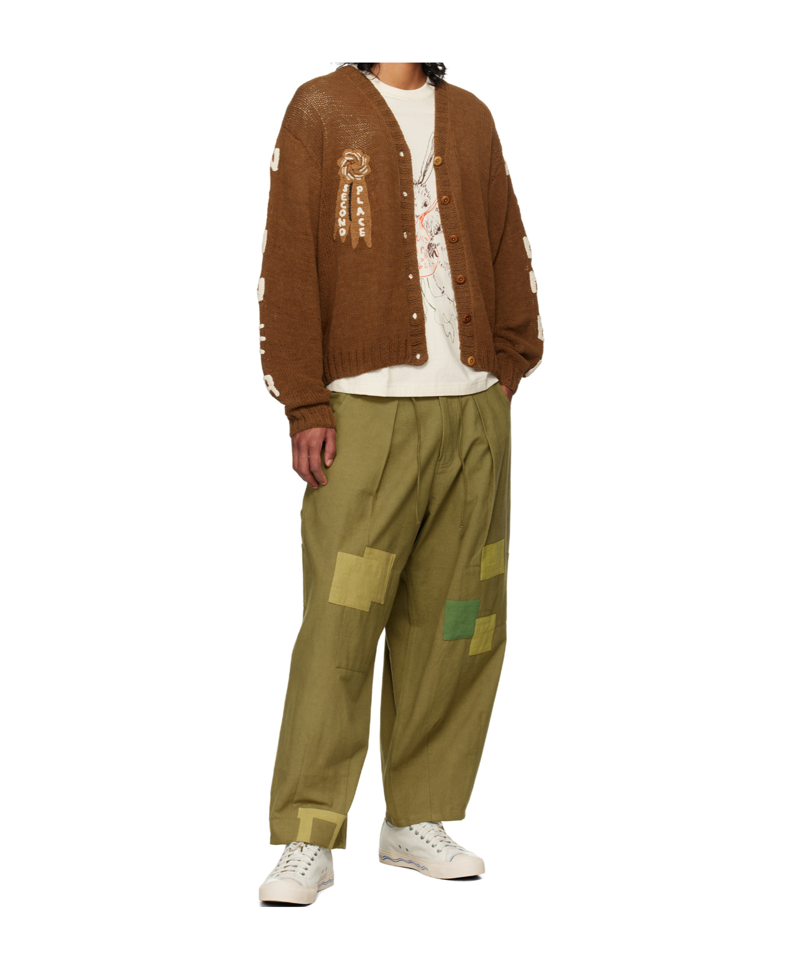 Story Mfg. Brown Twinsun Knit Cardigan In Brown