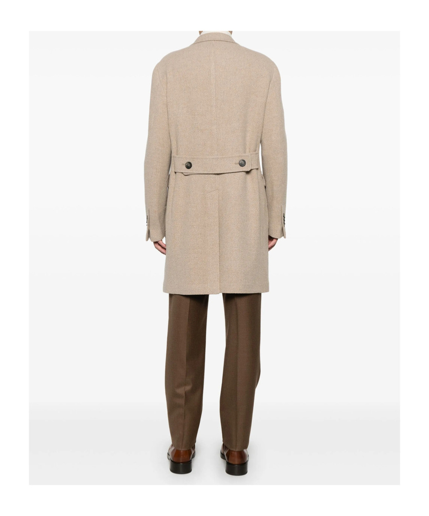 Shop Tagliatore Long Sleeve Coat