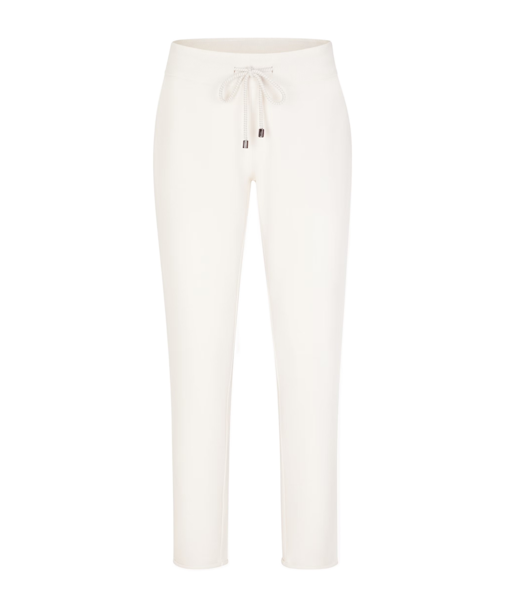 Juvia Drawstring Waist Sweatpants In White