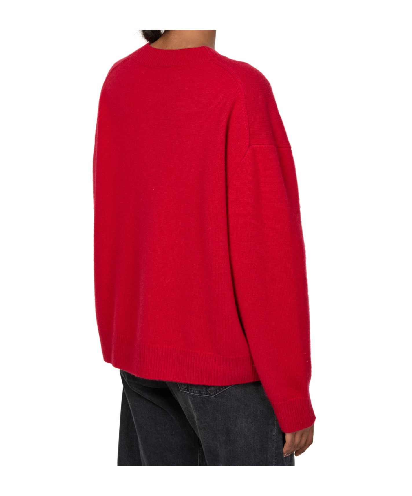 Anine Bing Cashmere Lee Sweater In Red