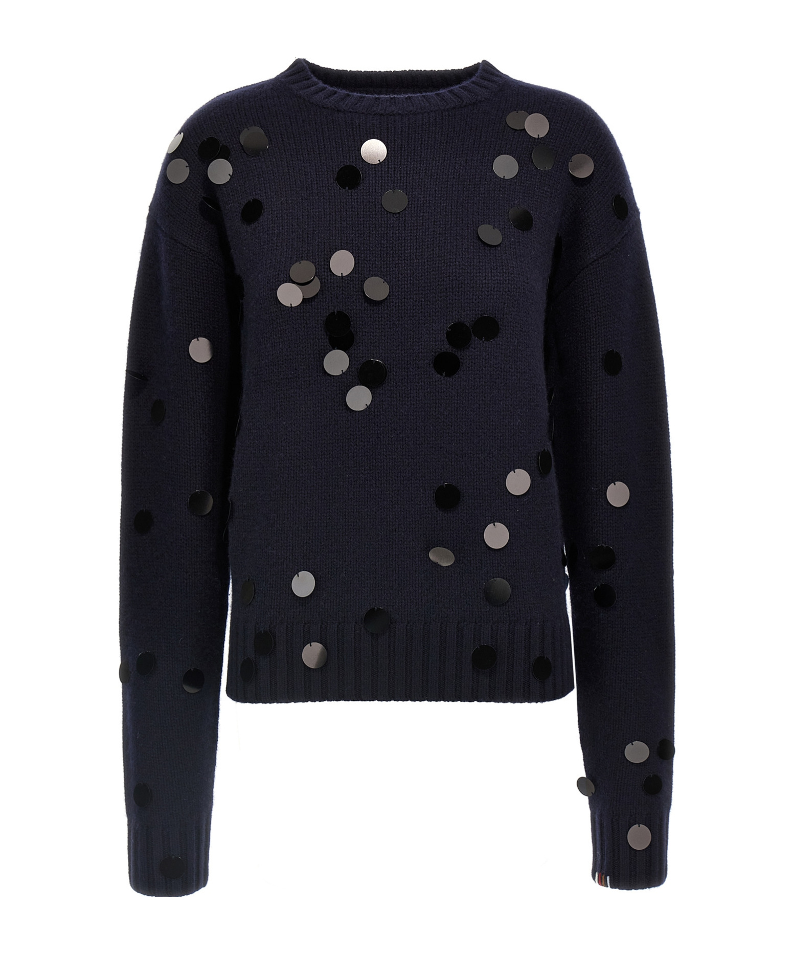 Extreme Cashmere 'n.373 Oldie Sequin' Sweater In Black