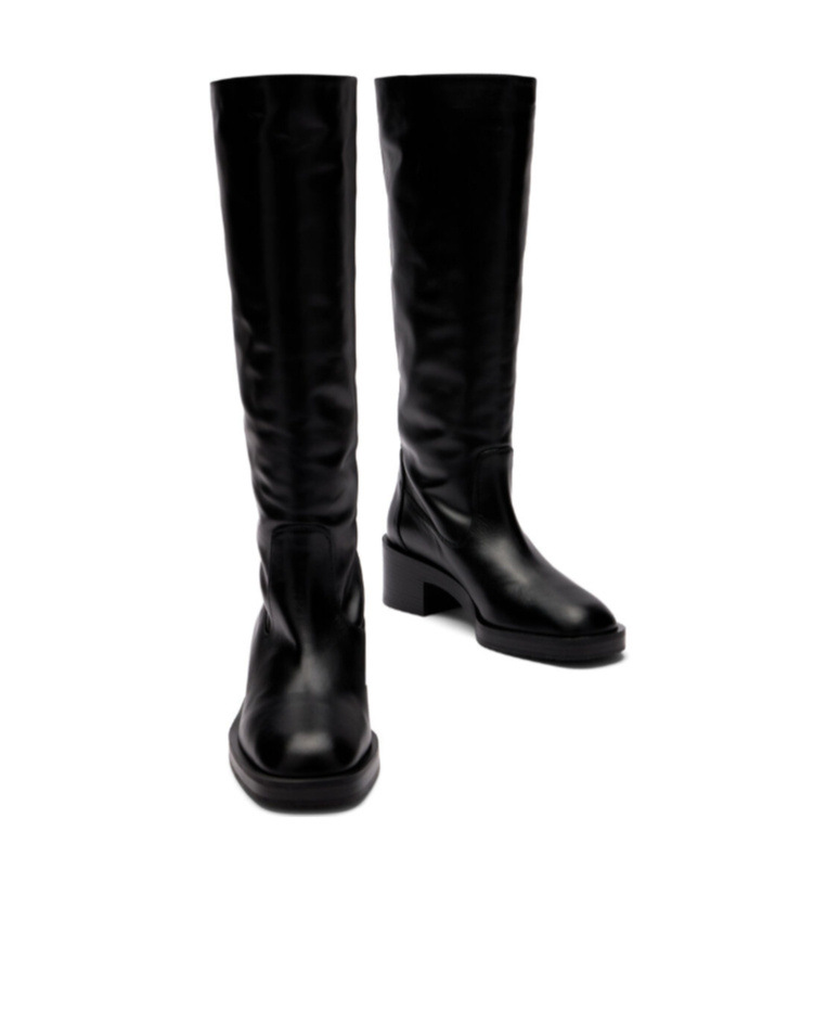 Stuart Weitzman Kaia Knee-high Boots In Black