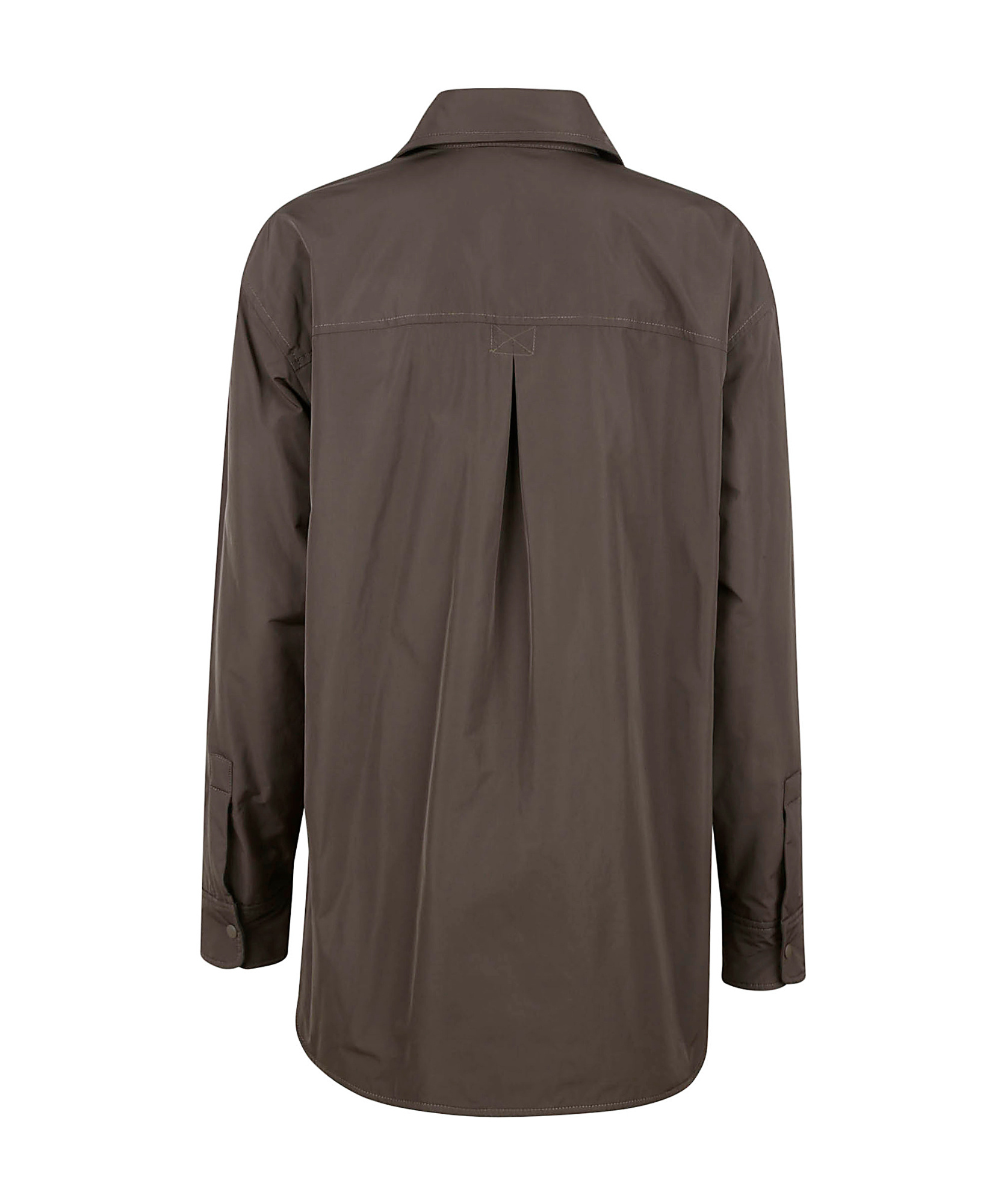 Aspesi Cargo Buttoned Shirt In Black