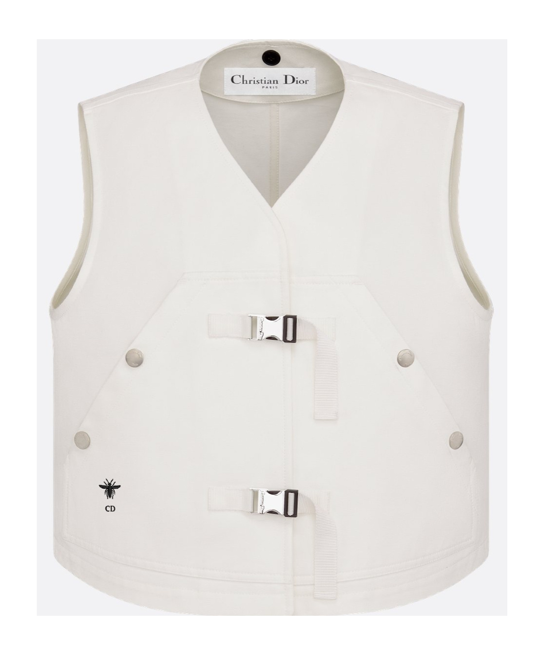 Dior Sleeveless Vest In White