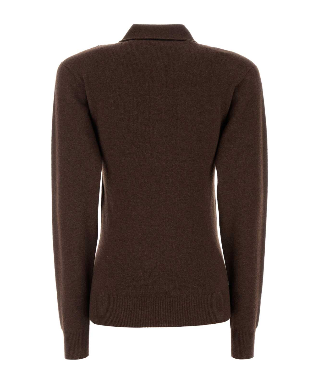 Stella Mccartney Collar Design Cashmere Blend Polo Shirt