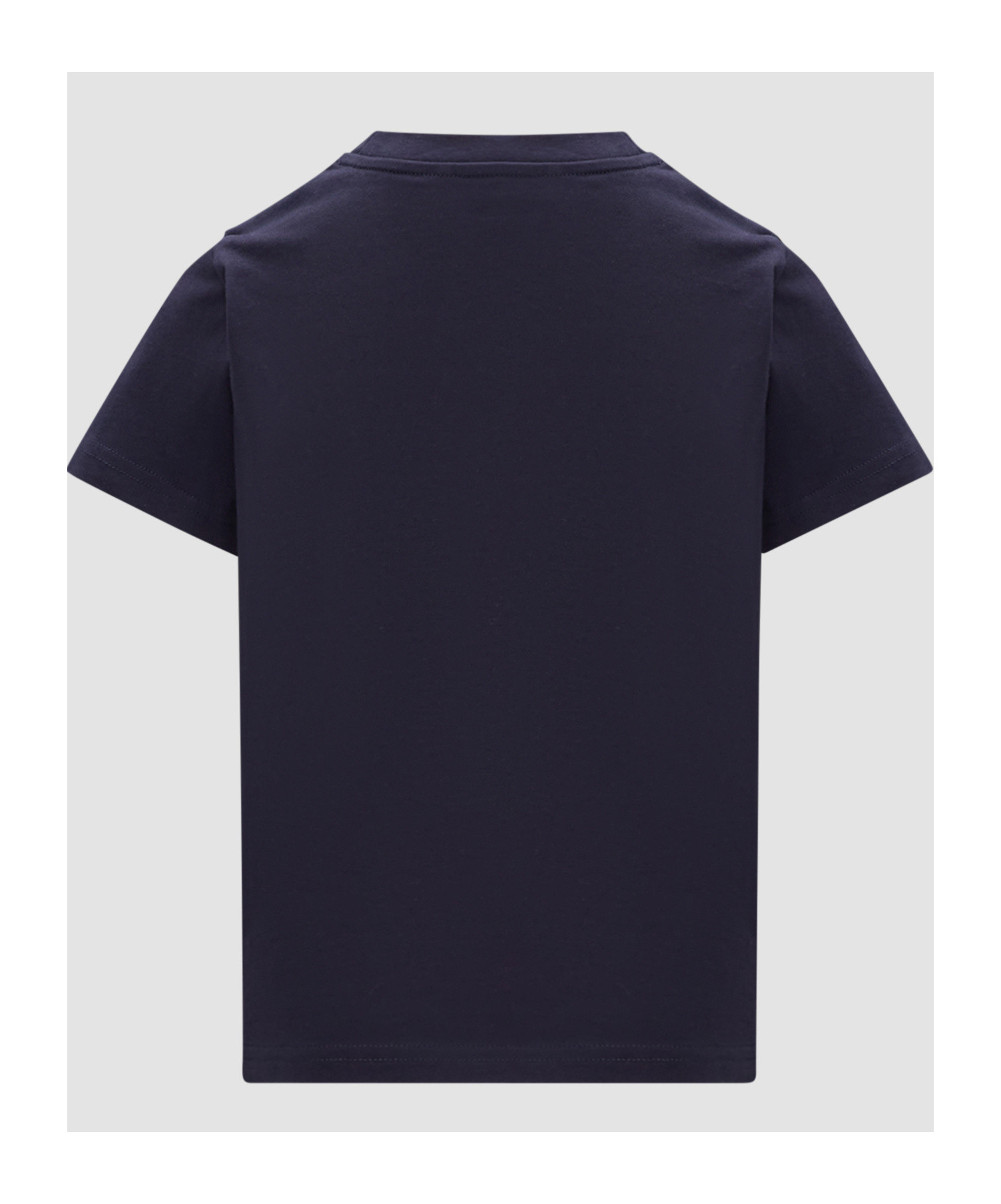 Moncler Logo-print Cotton T-shirt In Blue