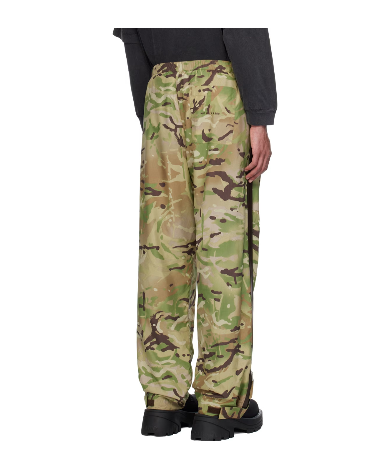 Alyx Side Zip Camo Camouflage Casual Pants In Brown