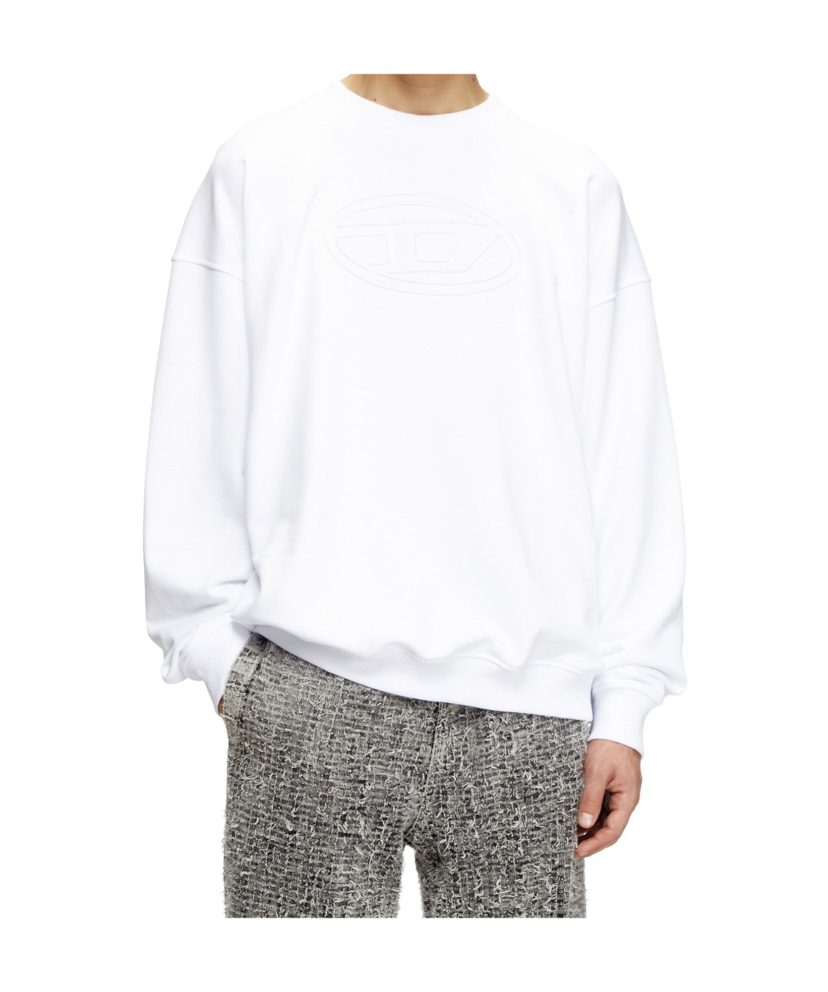 Diesel Sweatshirt In White
