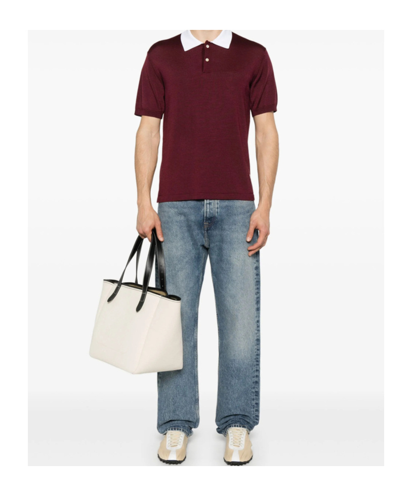 Samsoe & Samsoe Denim Trousers With Belt Loops