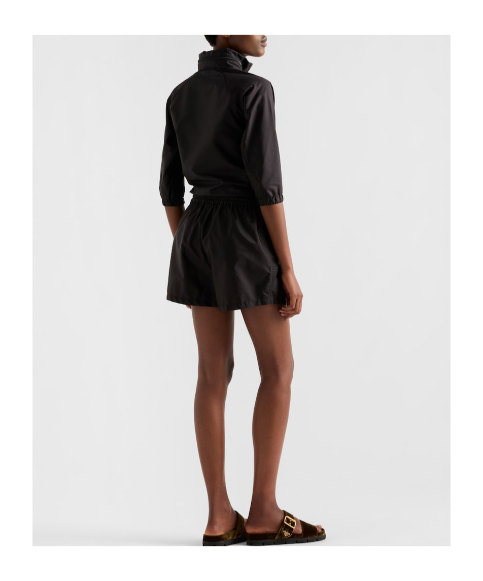 Prada Light Re-nylon Shorts In Black